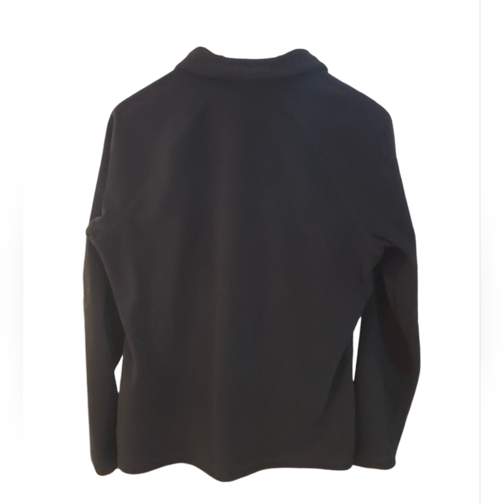 Eddie Bauer - Classic Women's Black 1/4 Zip Long Sleeve Fleece - Picture 2 of 6